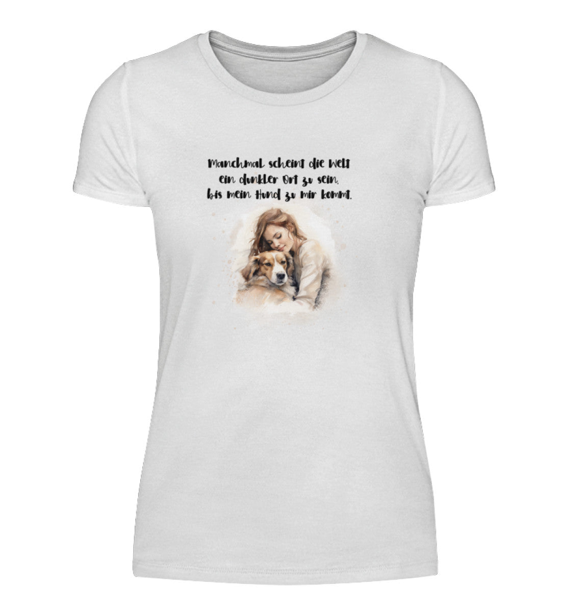 Damen T-Shirt: "Dunkler Ort"