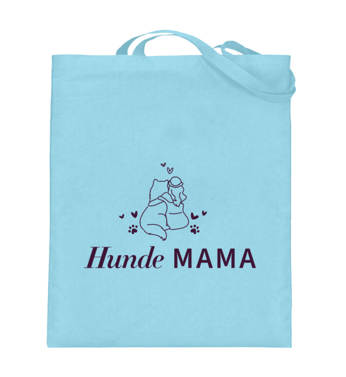 Einkaufstasche (mit langen Henkeln): "Hunde Mama"