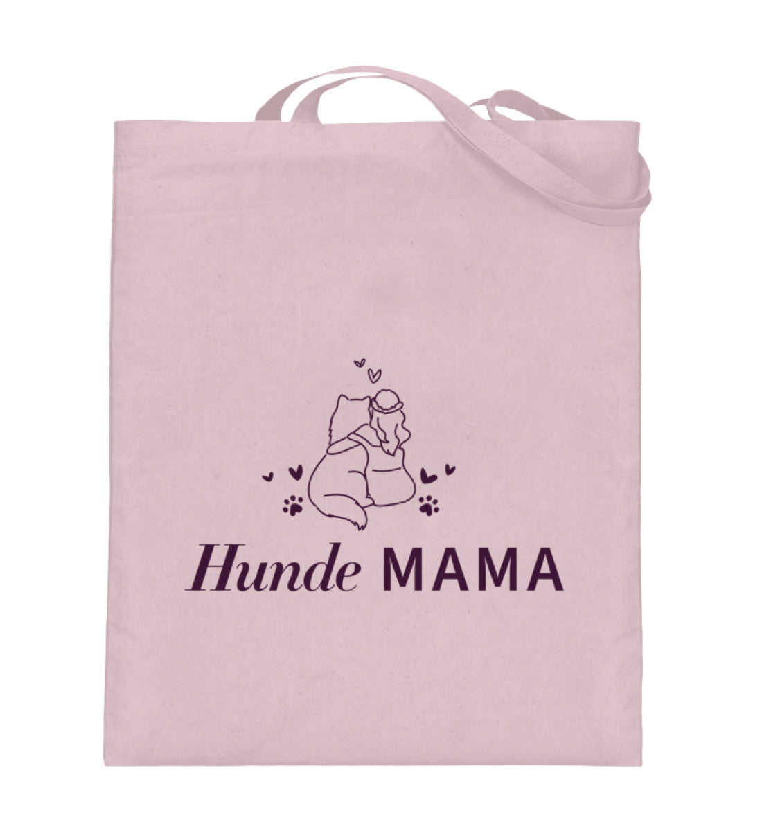Einkaufstasche (mit langen Henkeln): "Hunde Mama"