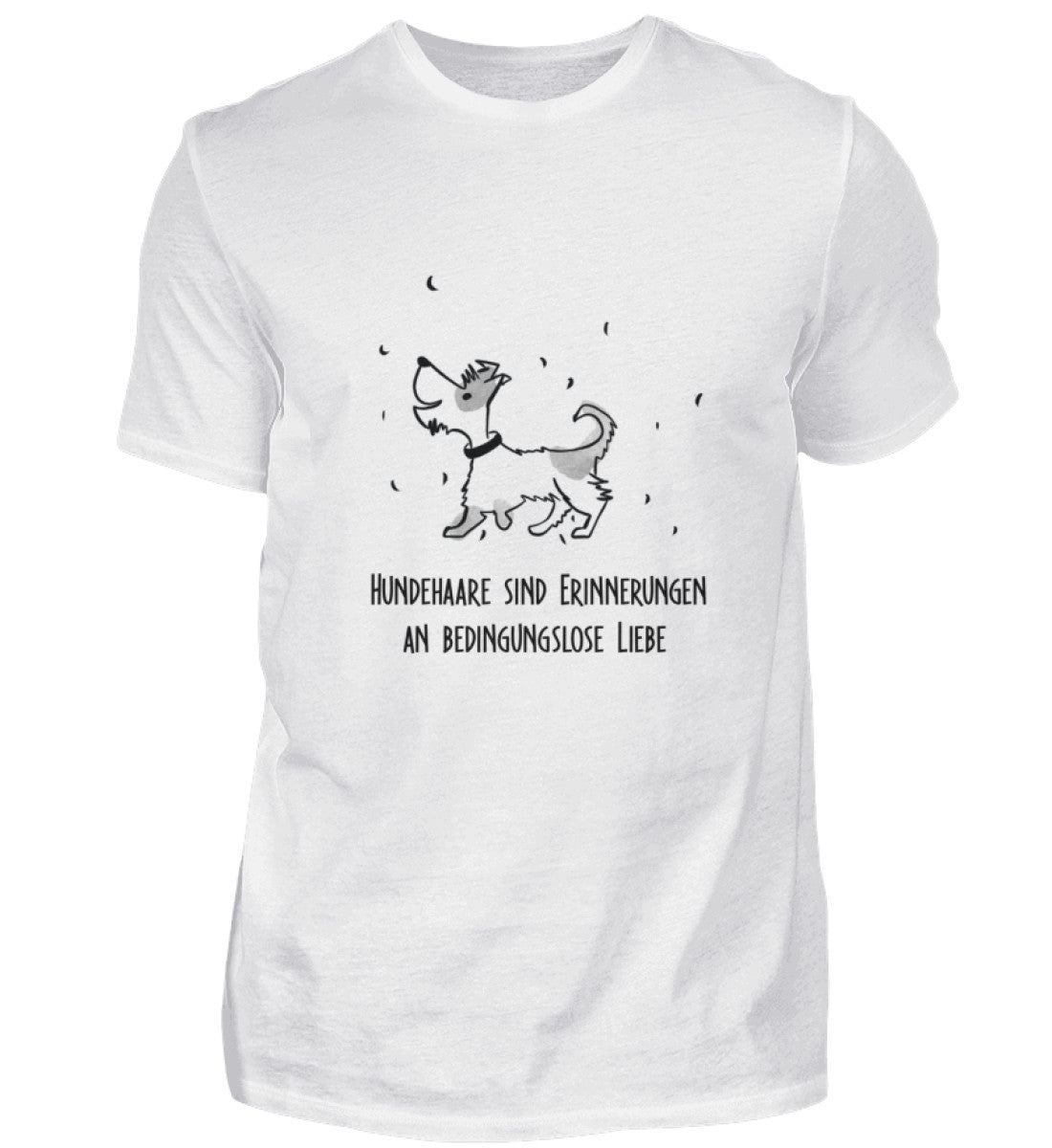 Herren T-Shirt: "Hunde Haare"