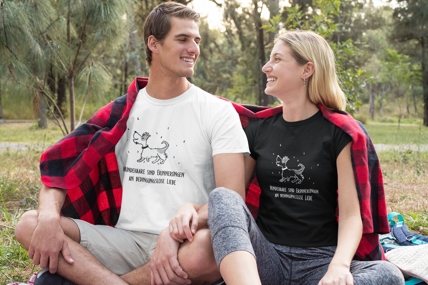 Damen T-Shirt: "Hunde Haare"