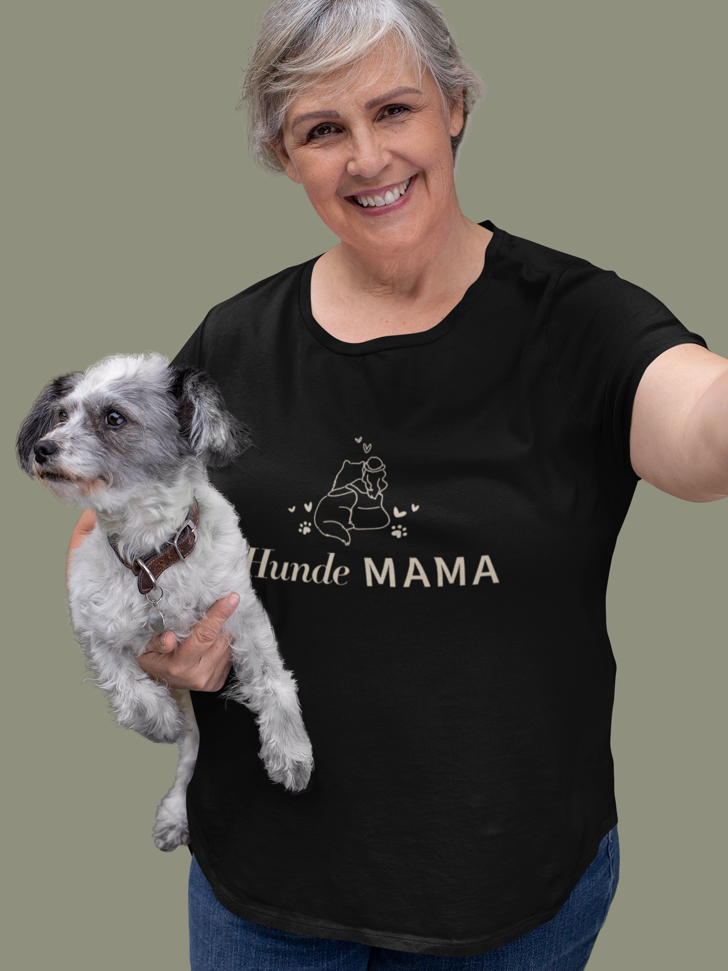 Damen T-Shirt: "Hunde Mama"