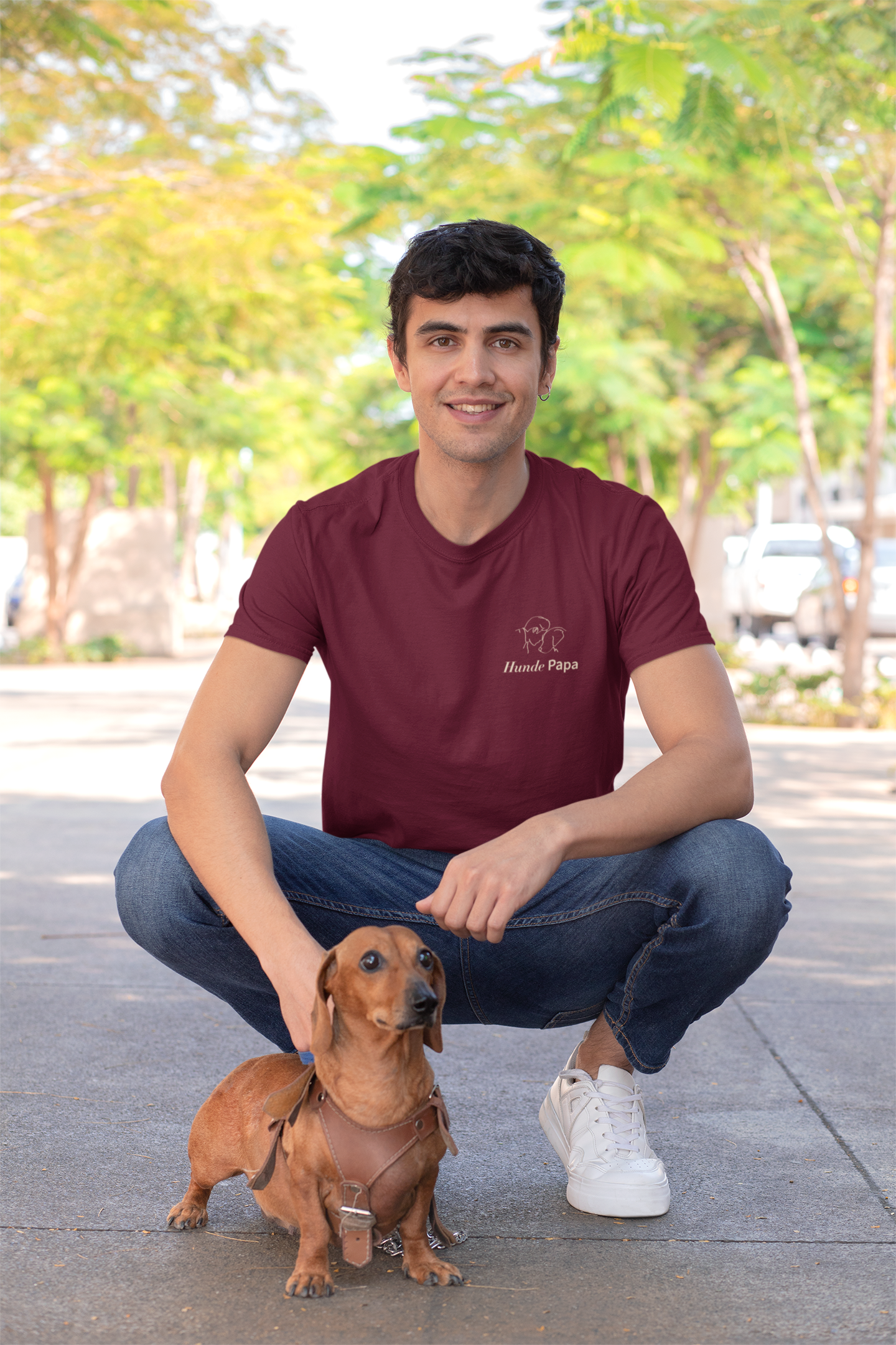 Herren T-Shirt: "Hunde Papa"