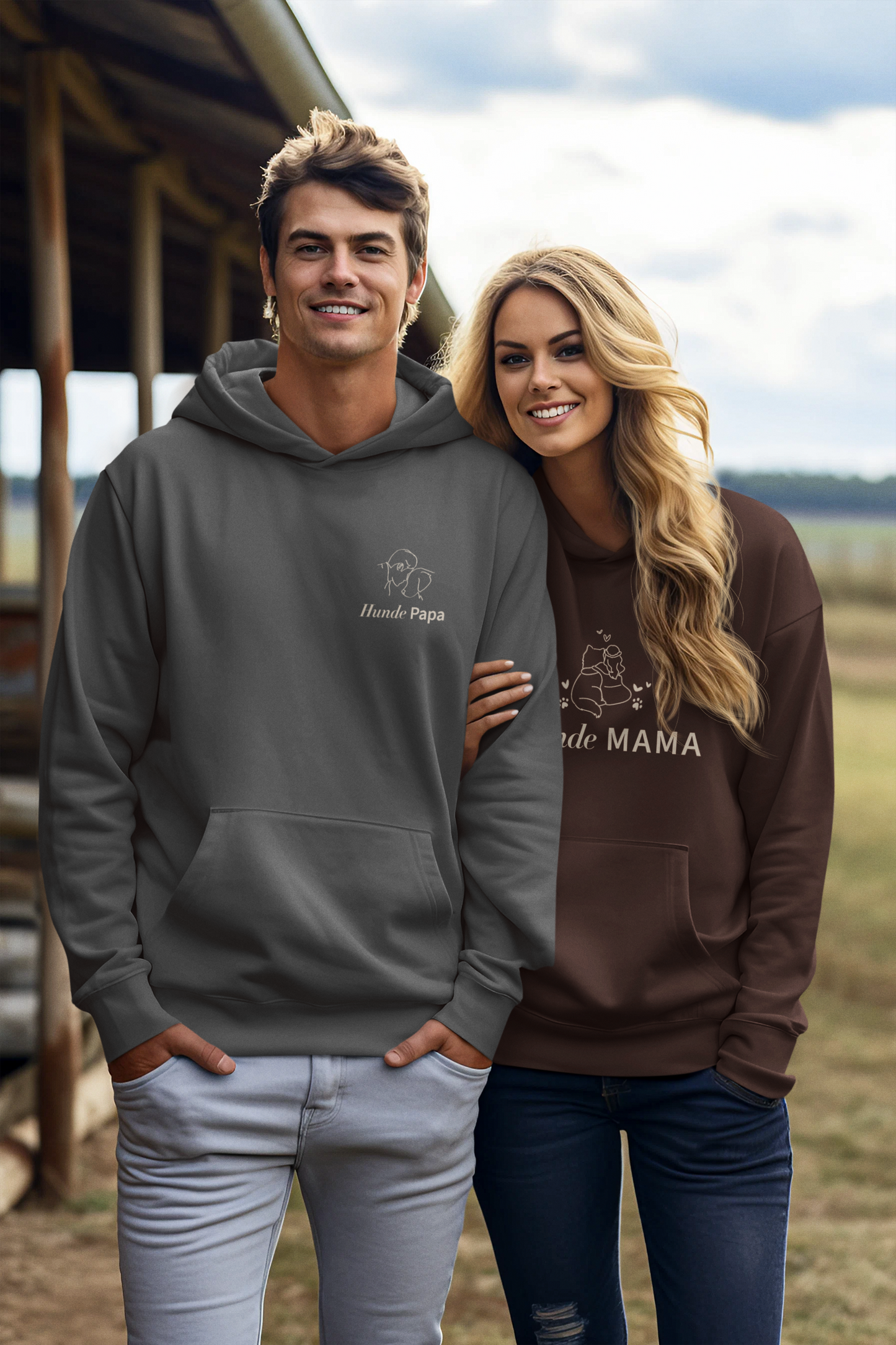 Unisex Hoodie: "Hunde Papa"