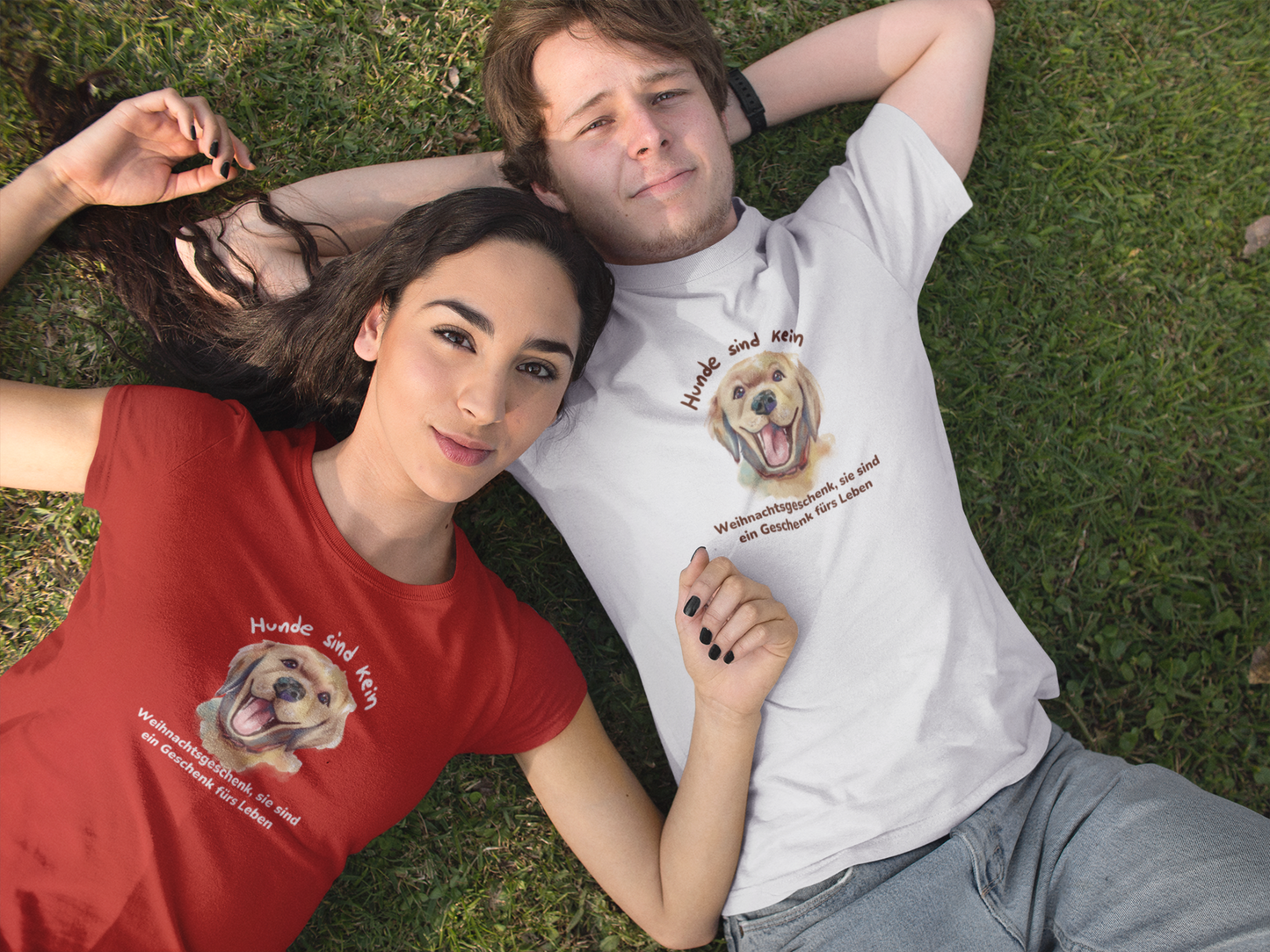 Damen T-Shirt: "Hunde sind kein Weihnachtsgeschenk"