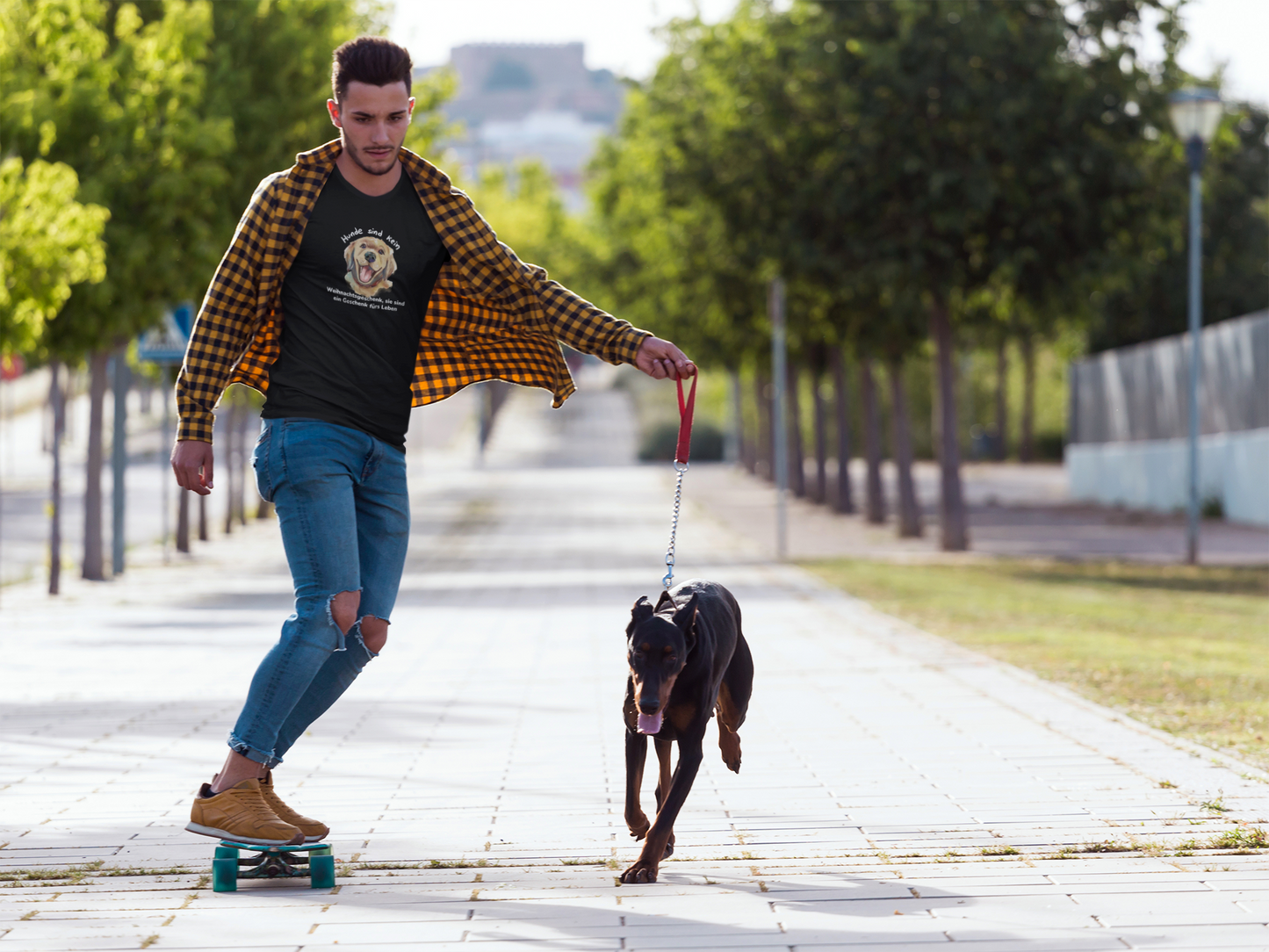 Herren T-Shirt: "Hunde sind kein Weihnachtsgeschenk"