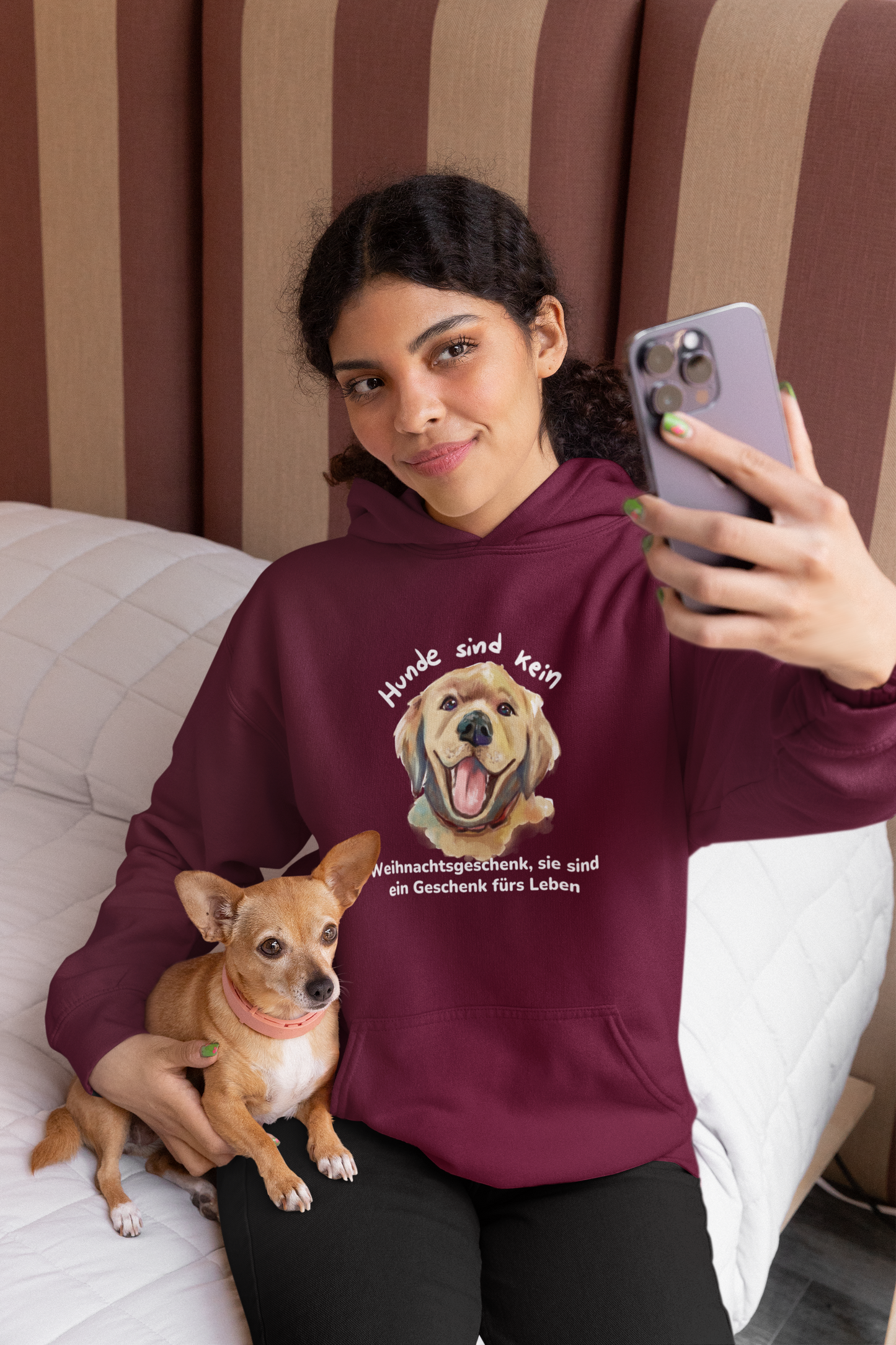 Unisex Hoodie: "Hunde sind kein Weihnachtsgeschenk"