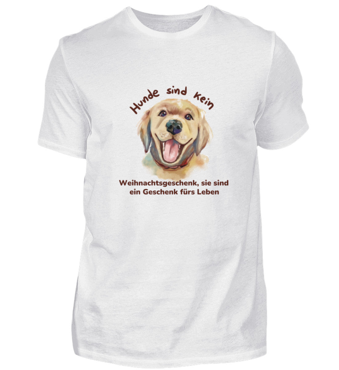 Herren T-Shirt: "Hunde sind kein Weihnachtsgeschenk"