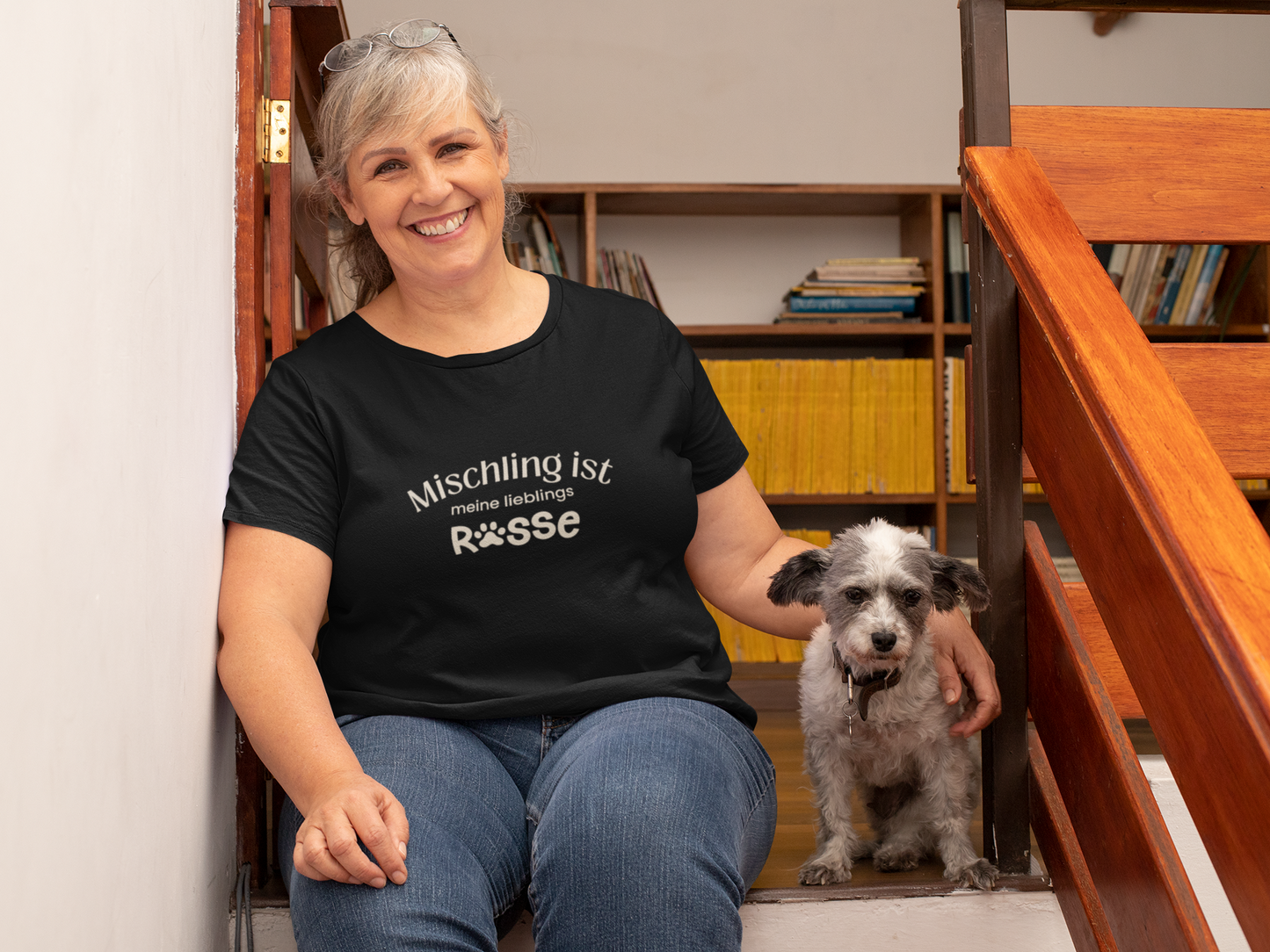 Damen T-Shirt: "Mischling"