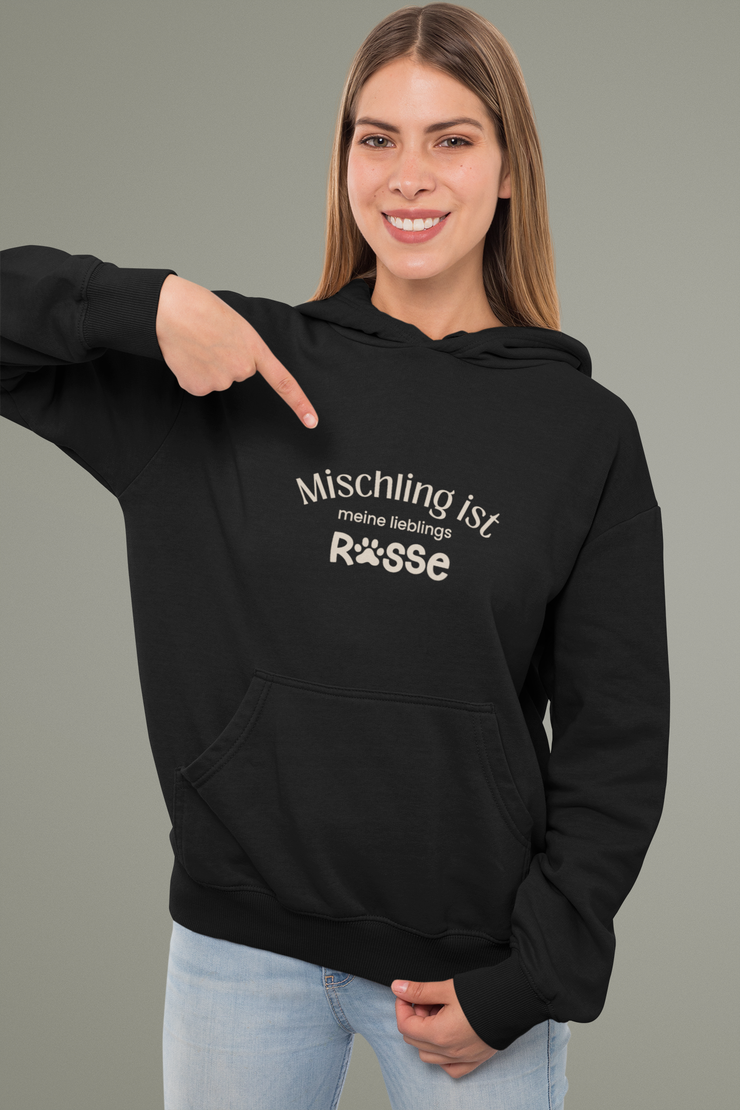 Unisex Hoodie: "Mischling"