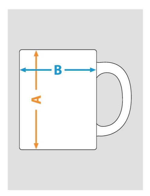 Zweifarbige Tasse: "Mischling"