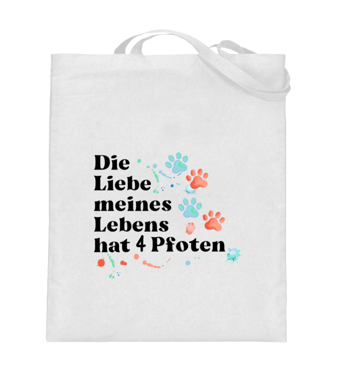 Einkaufstasche (mit langen Henkeln): "Die Liebe meines Lebens"