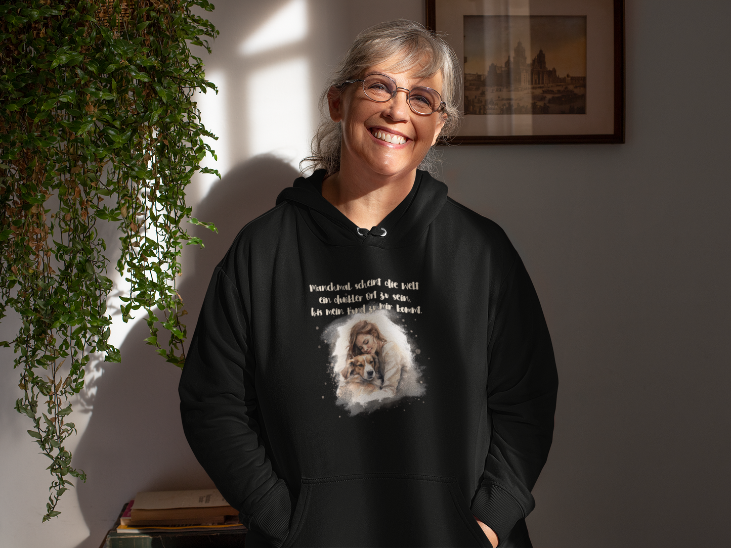 Damen Hoodie: "Dunkler Ort"