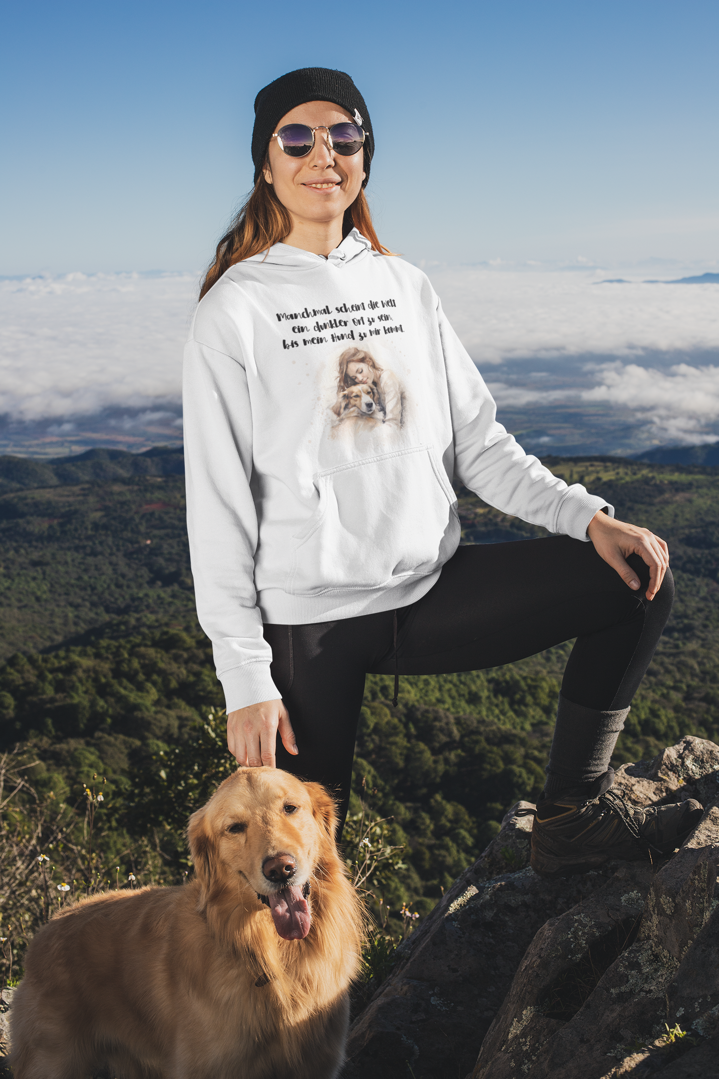 Damen Hoodie: "Dunkler Ort"