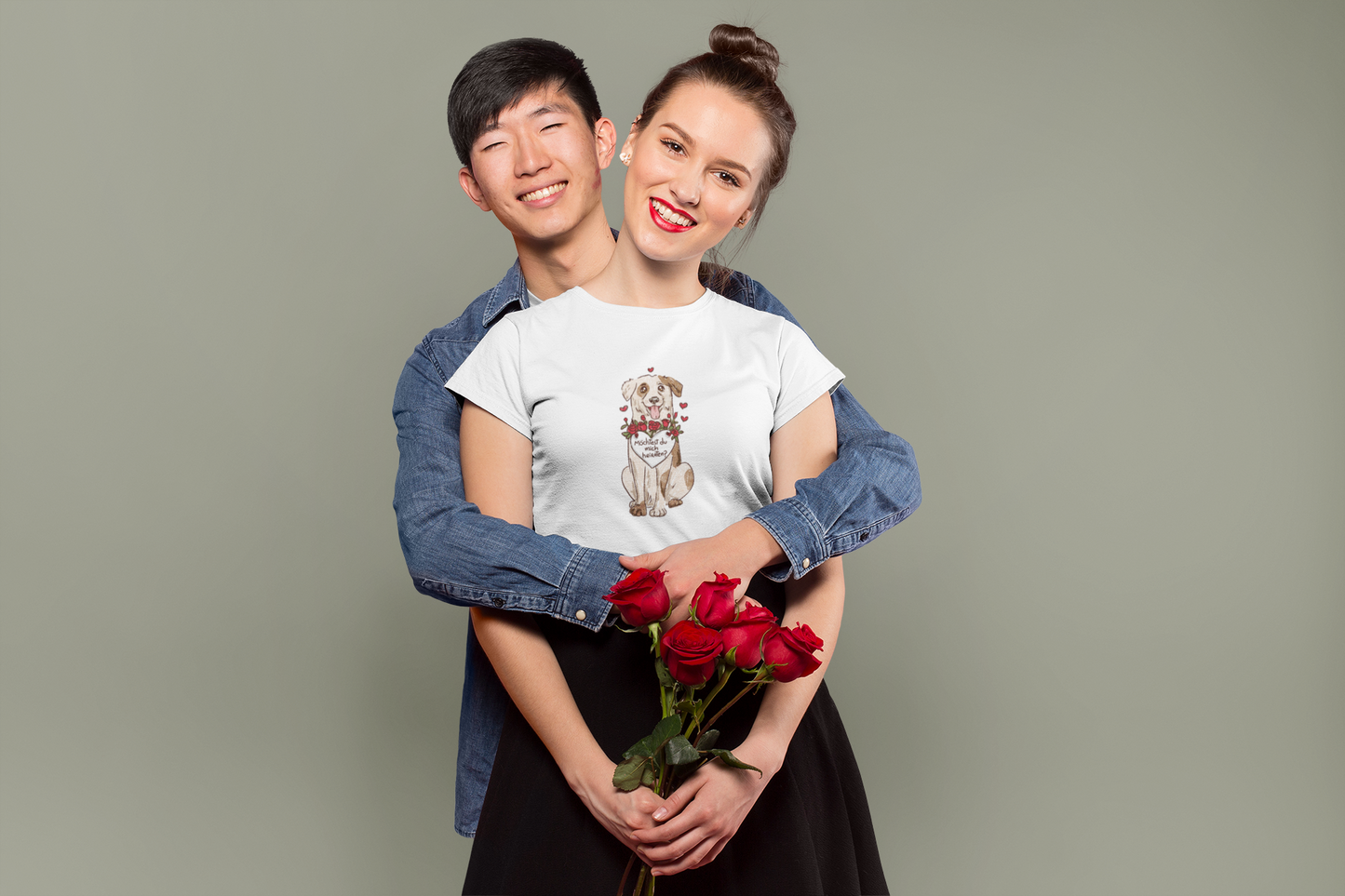 Damen T-Shirt: "Möchtest du mich heiraten?"