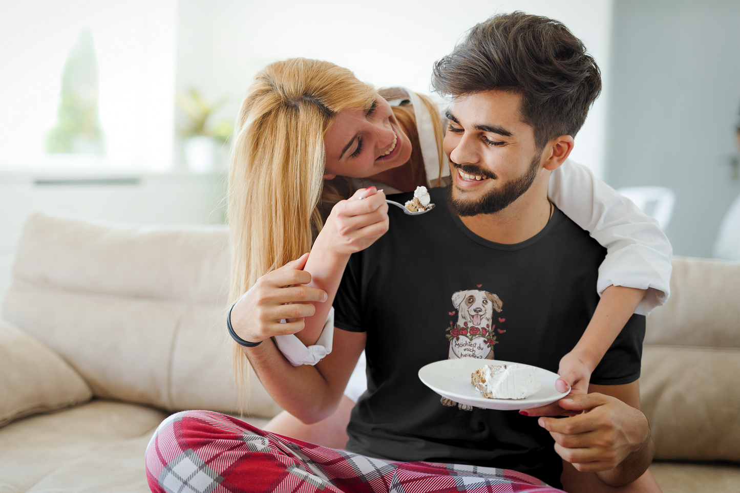 Herren T-Shirt: "Möchtest du mich heiraten?"