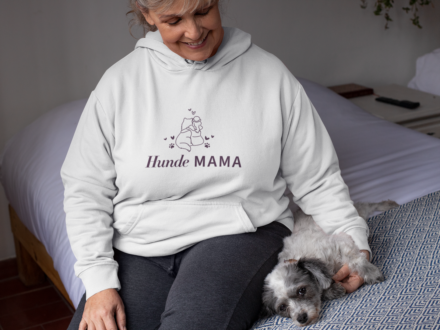 Damen Hoodie: "Hunde Mama"